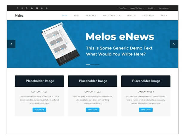 Melos WordPress Magazine Themes