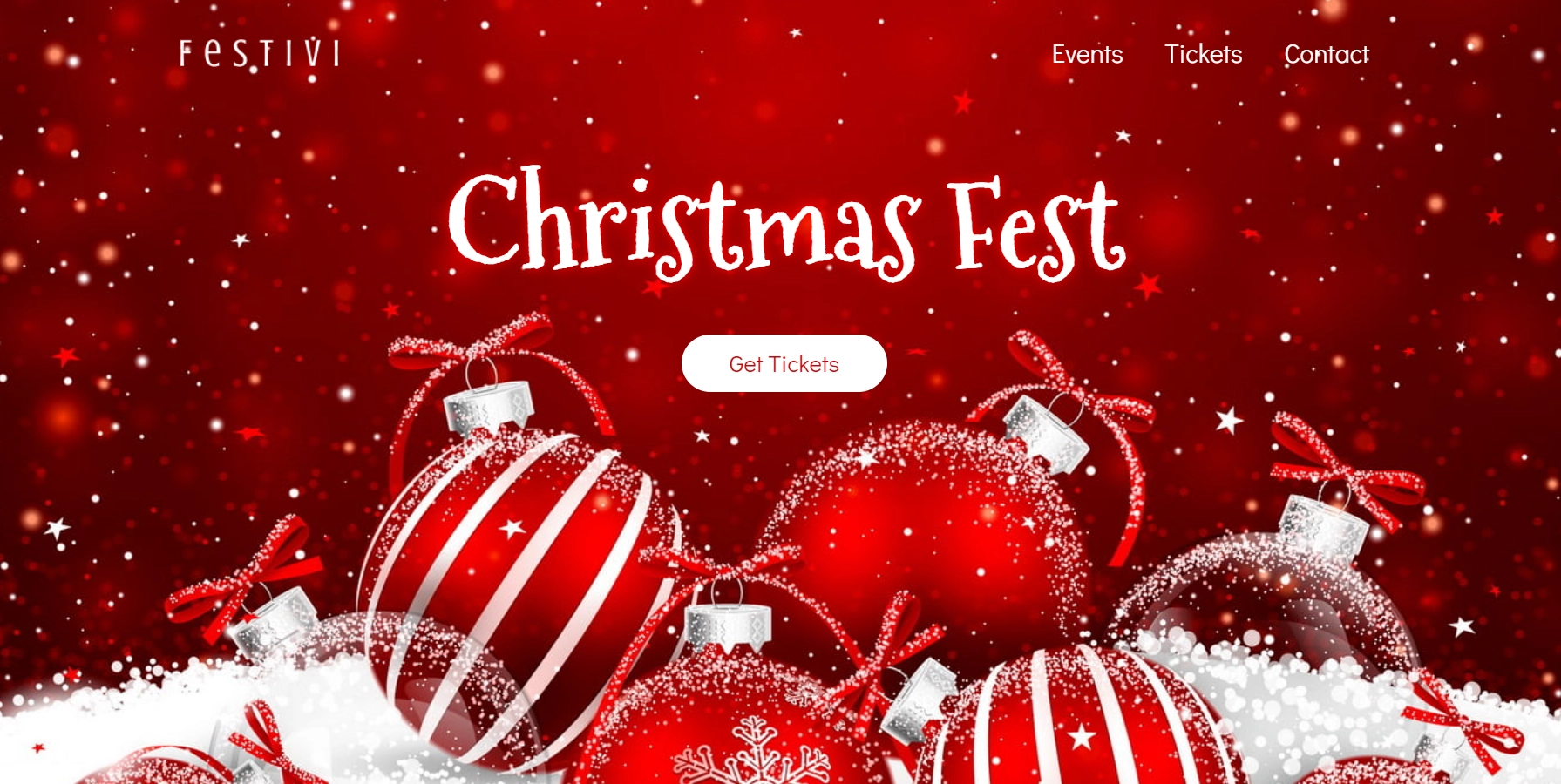 One-Page-Christmas- Homepage