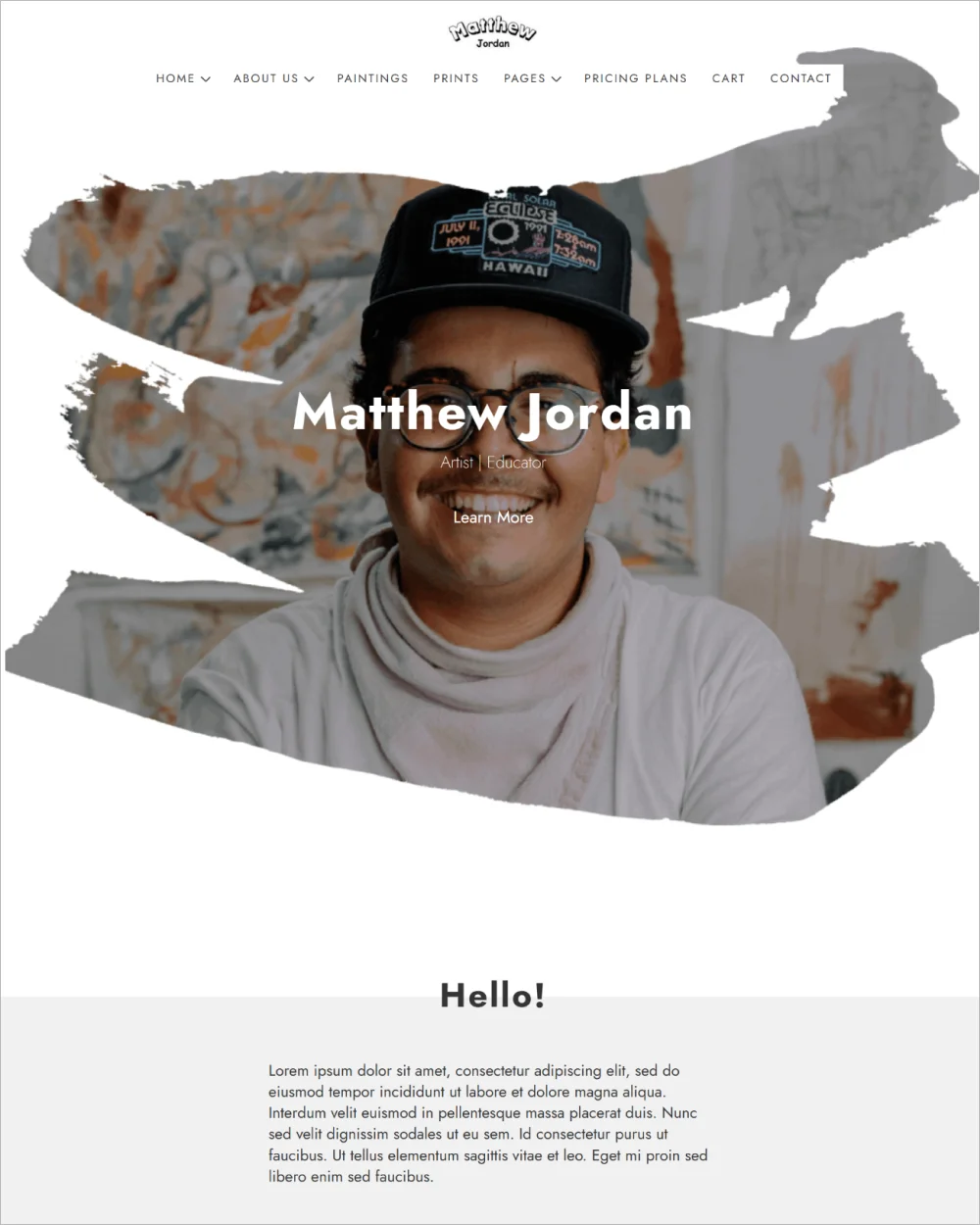 Painter WordPress Template