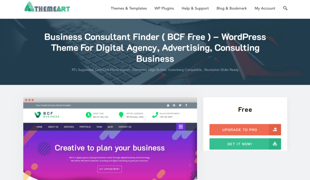 Business Consultant Finder WordPress Theme