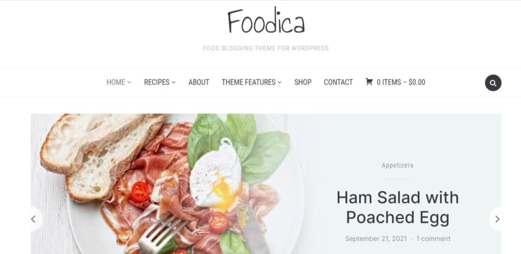 Foodica SEO WordPress Themes