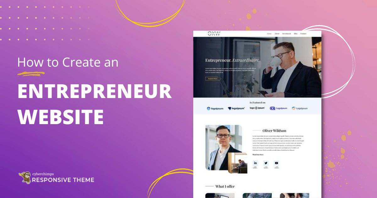 How to Create an Entrepreneur Website