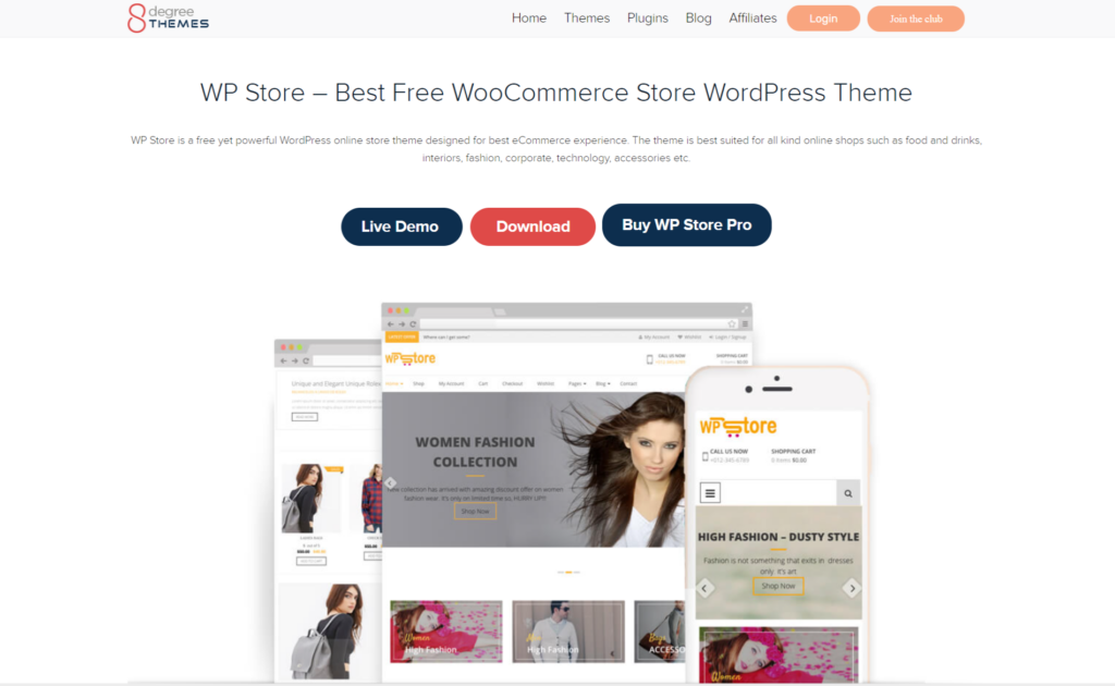 WP Store Business WordPress Theme