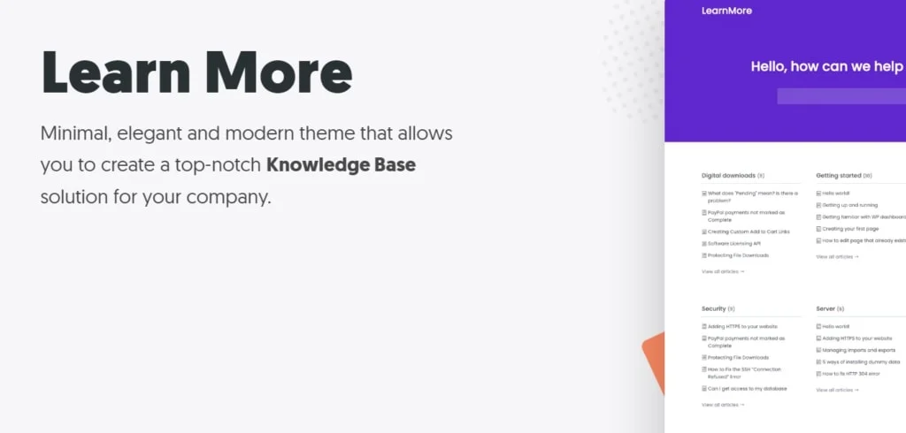 LearnMore WordPress Theme