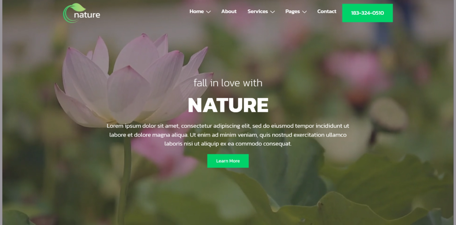 nature wordpress themes