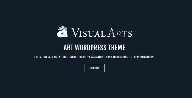 Visual Art - Portfolio WordPress Theme