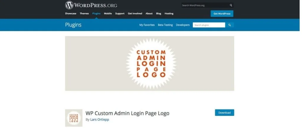 WP Custom Admin Login Page Logo