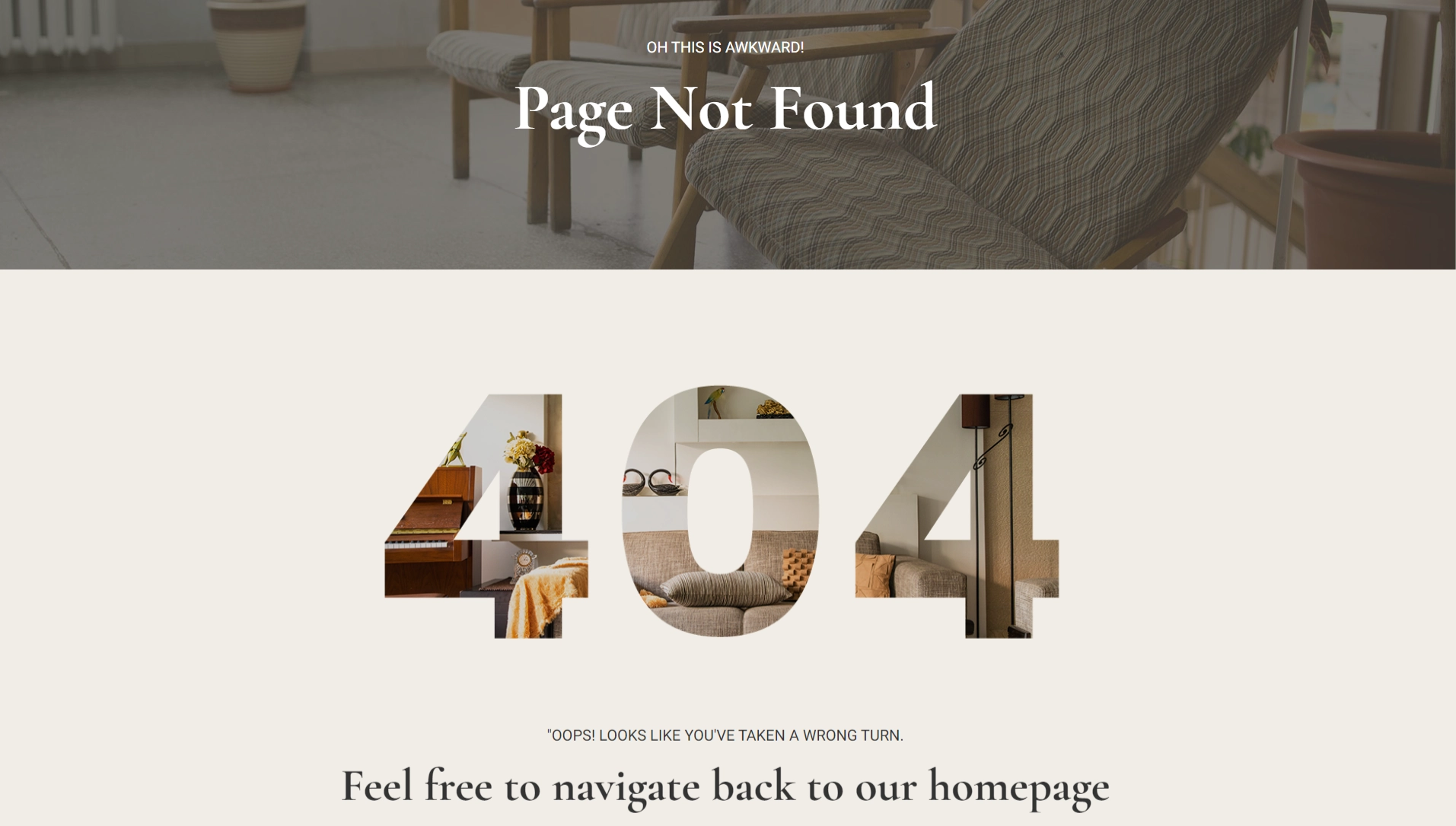 home interior design template - 404 Page