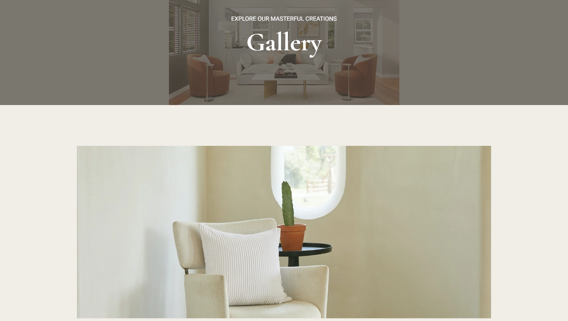 Interior design - Gallery Page