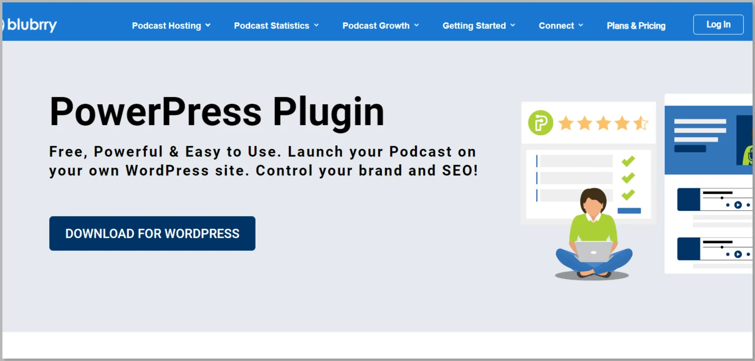 PowerPress _ Best Podcast Plugin for WordPress _ Blubrry
