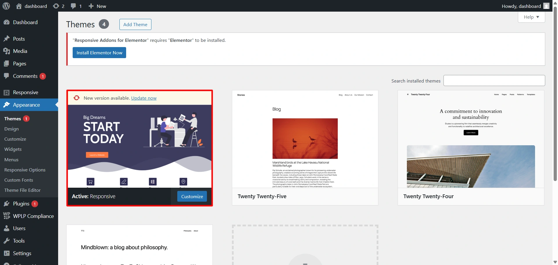 Responsive-Theme-Update