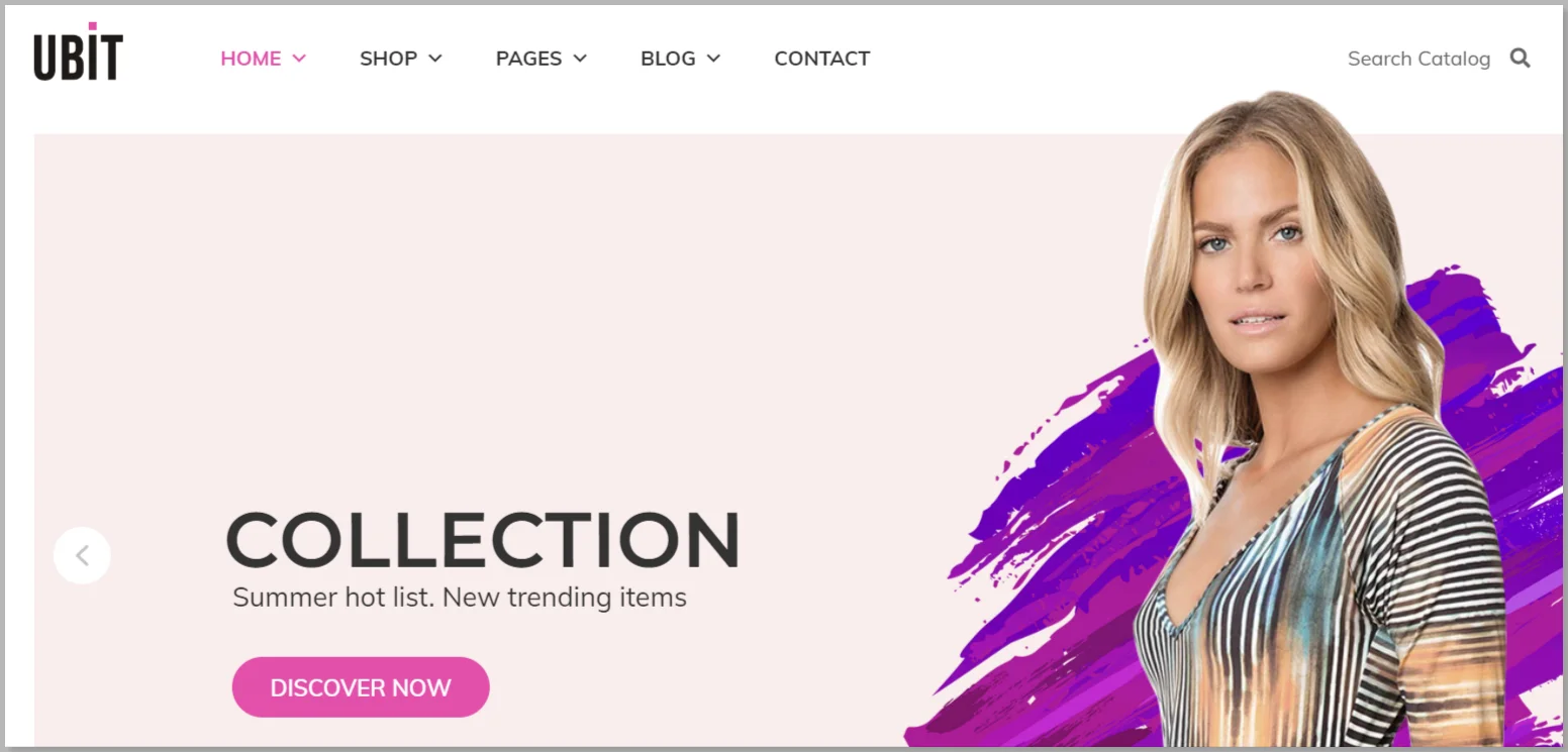 Ubit Fashion Store WordPress Theme