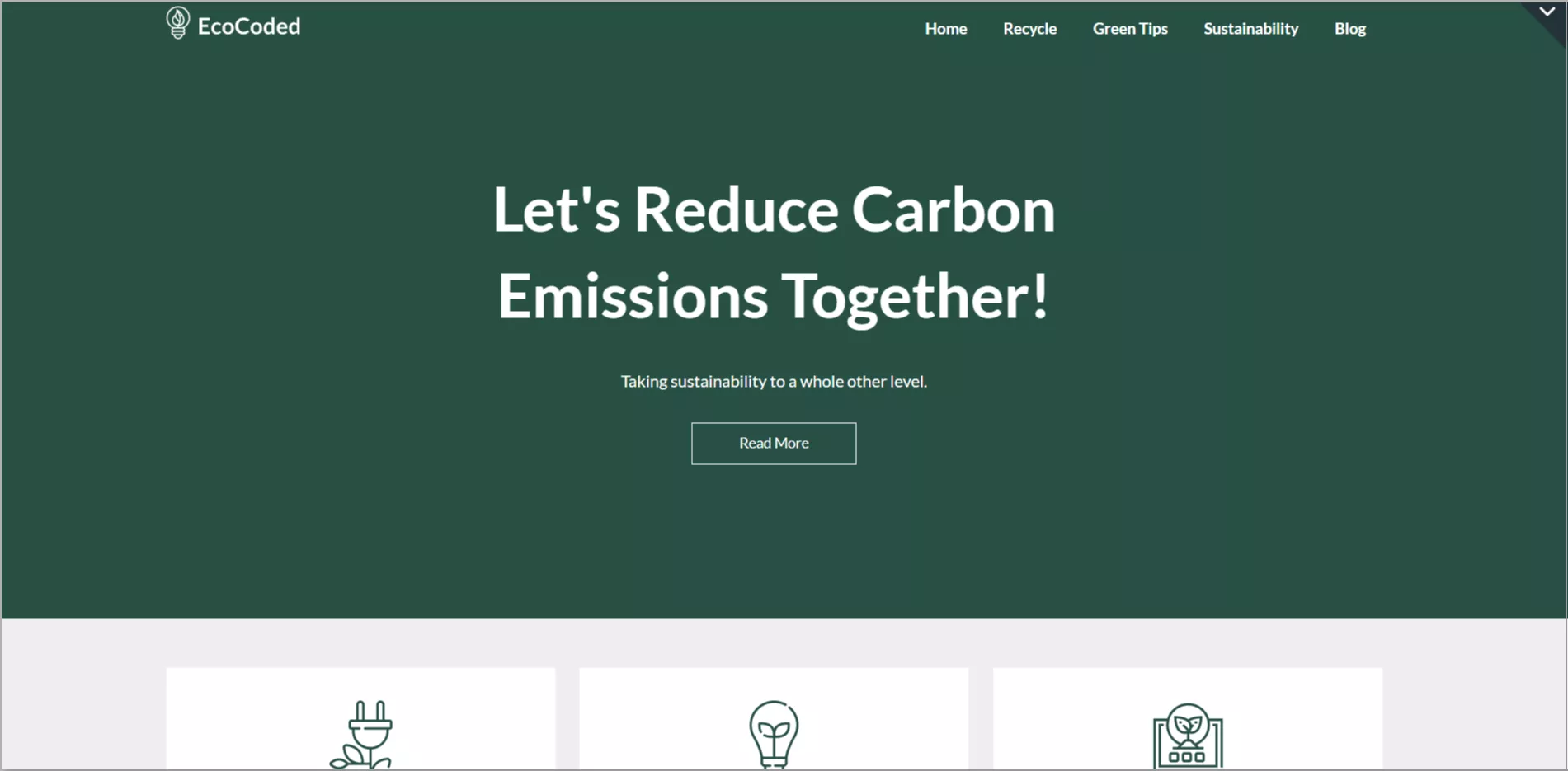 EcoCoded WordPress Theme