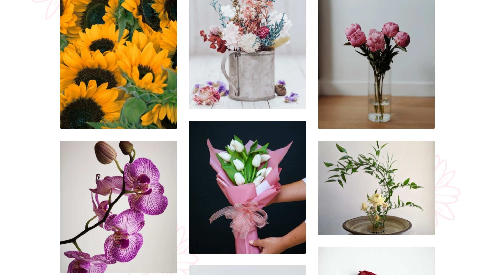 florist website template