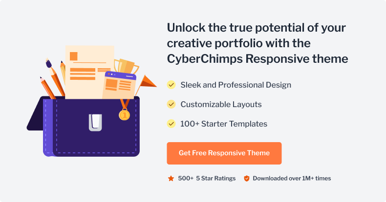 Unlock the true potential of your creative portfolio with the CyberChimps Responsive theme