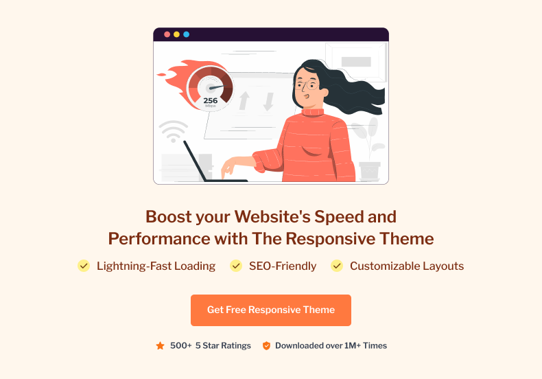 Boost your Websites Speed and Performance with The Responsive Theme
