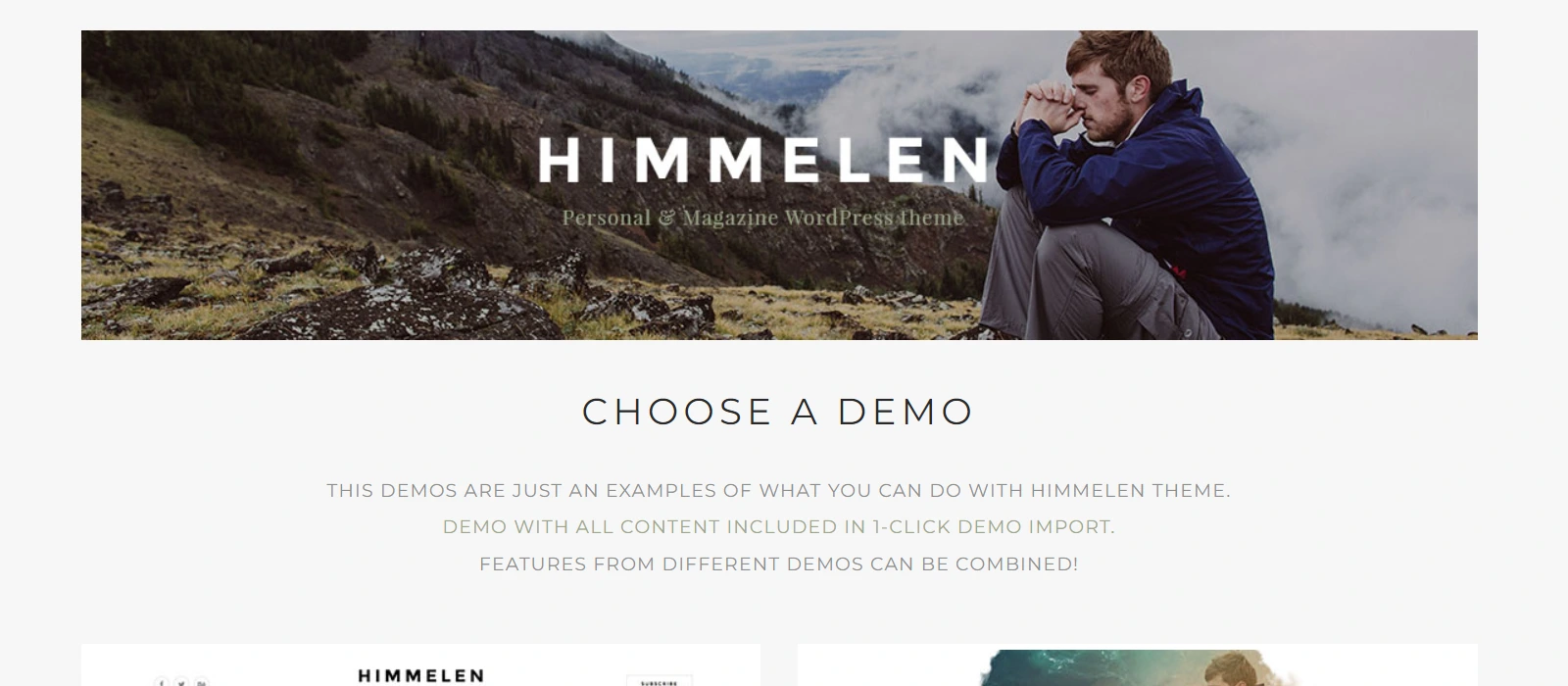 Himmelen WordPress Theme