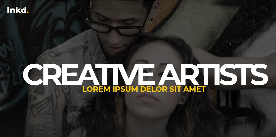 Inkd WordPress theme for artists