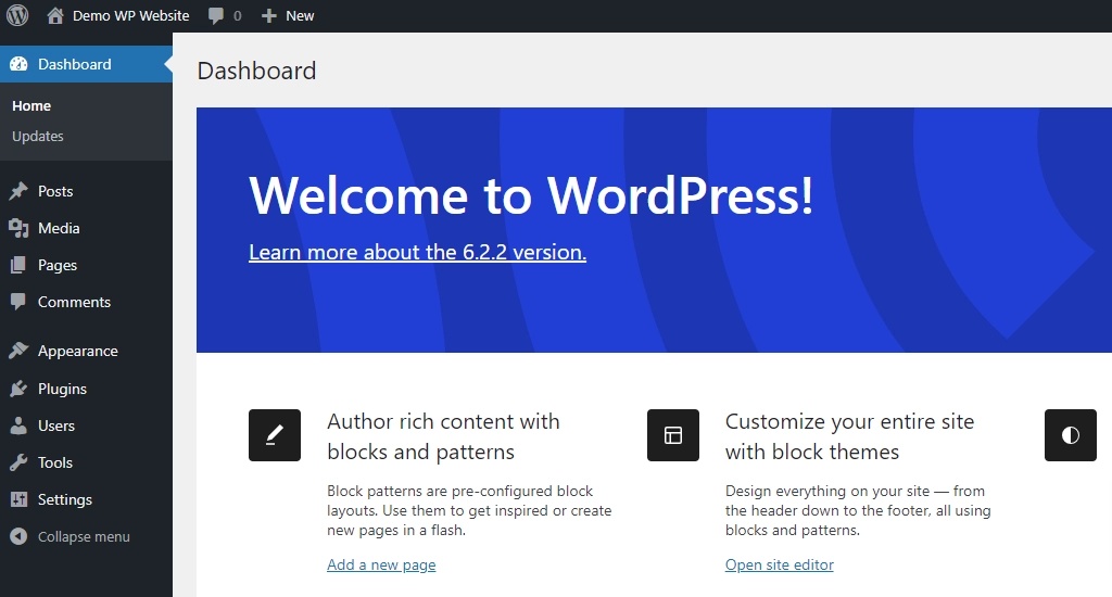 Install a WordPress plugin from the dashboard