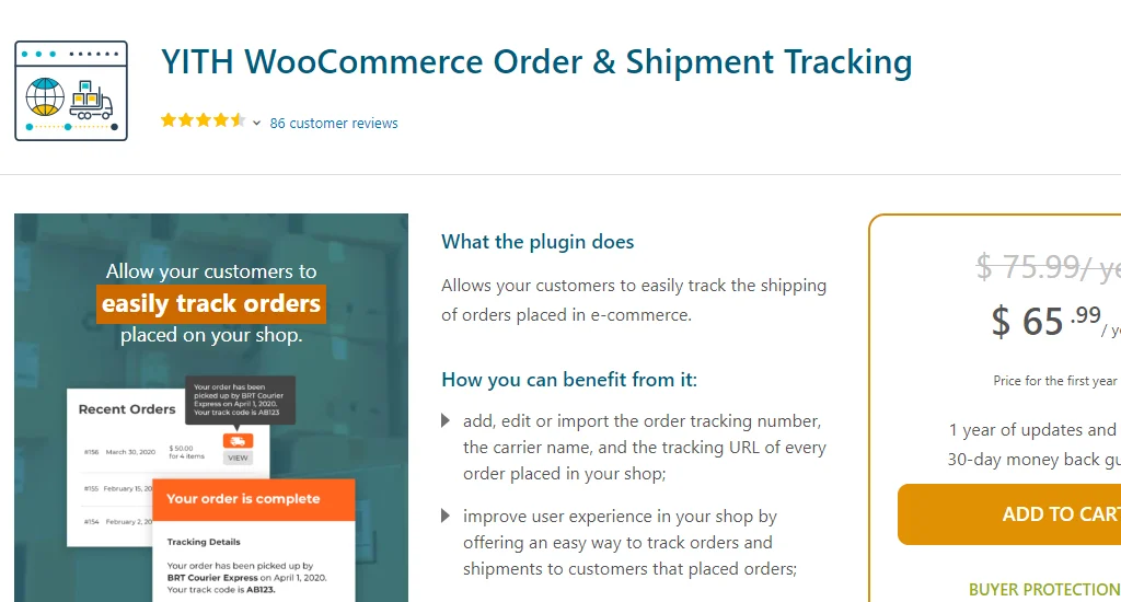 ITH WooCommerce Order Shipment Tracking plugin