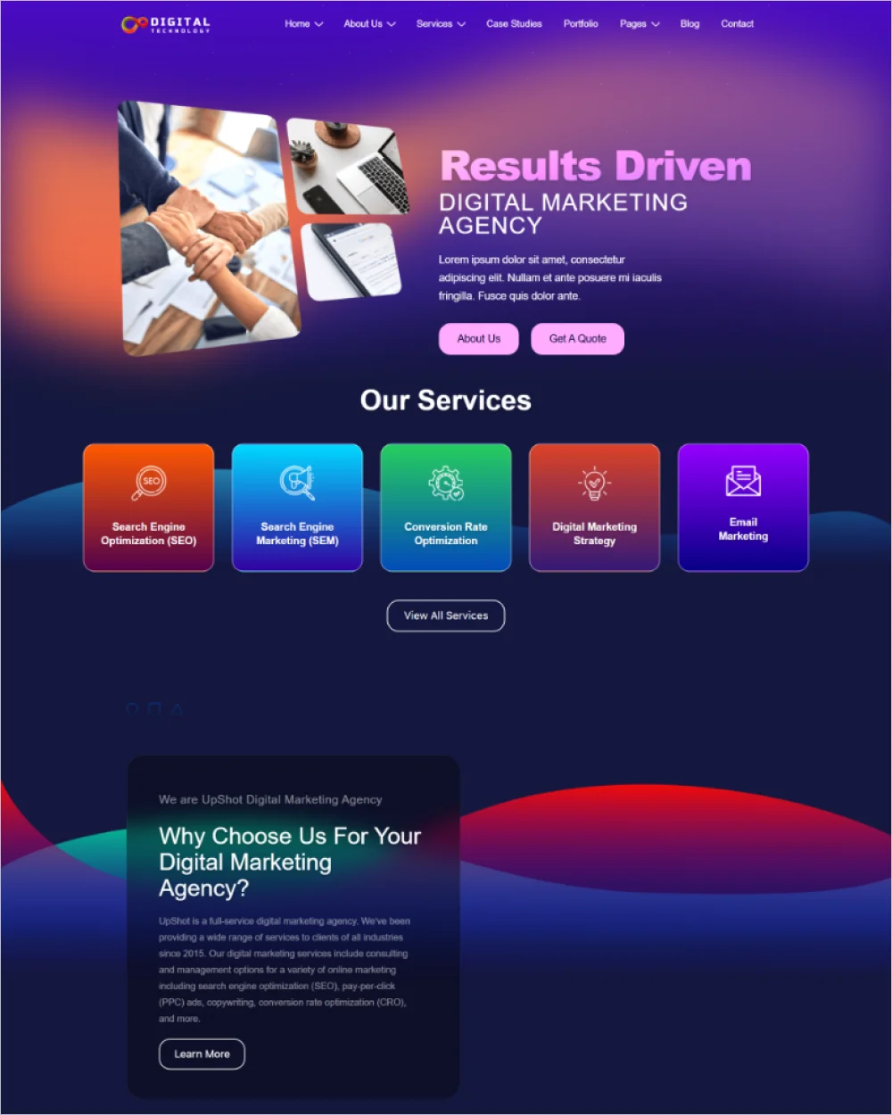 Digital Marketing Agency WordPress Template