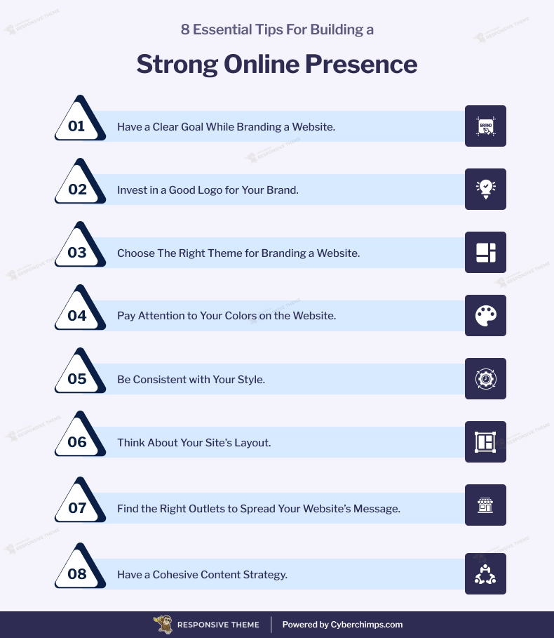 8 Essential Tips for building a strong online presence.