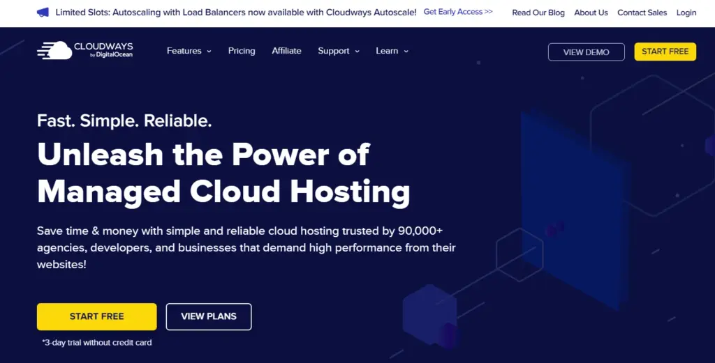 Cloudways WordPress hosting Providers