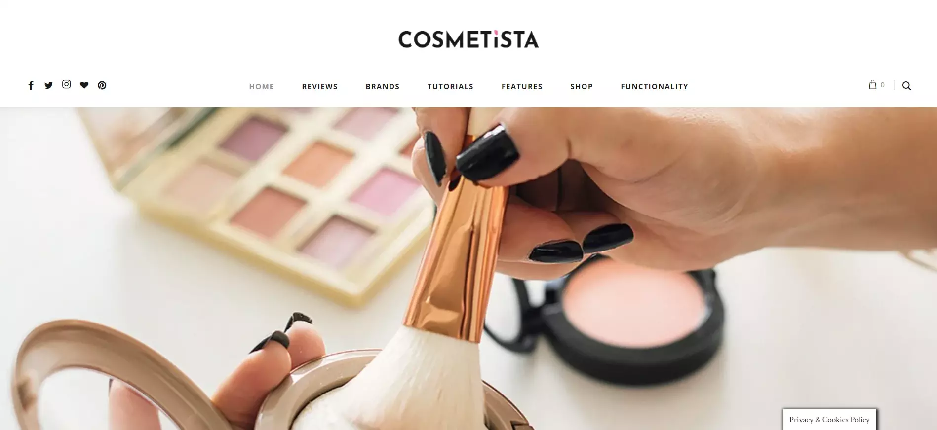 Cosmetista Beauty Blogging Theme