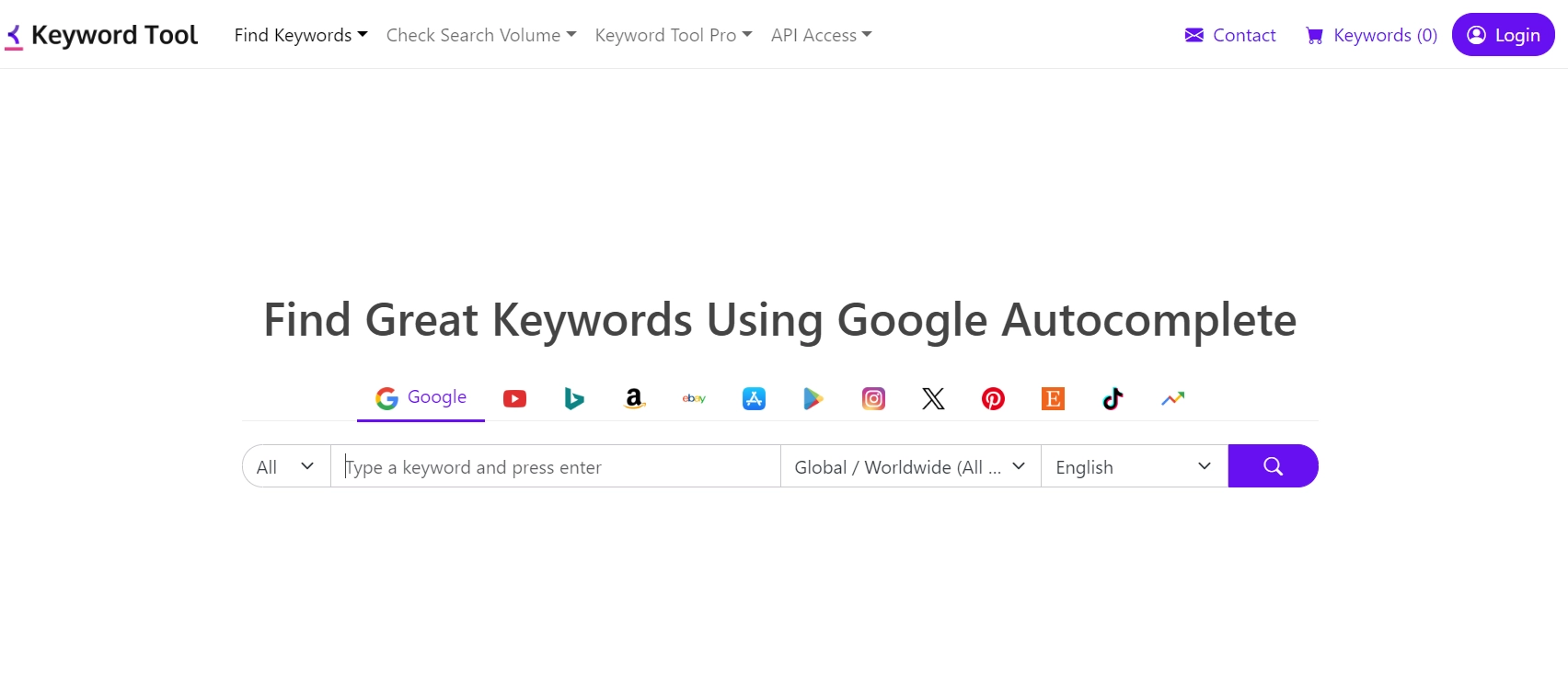 Keyword-Tool Search Engine Optimization Tools