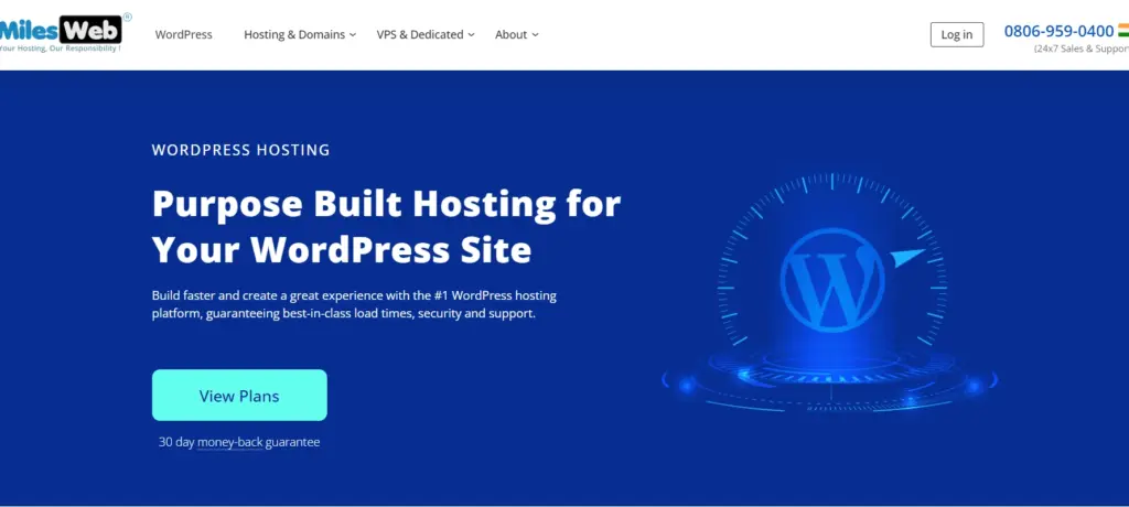 Milesweb WordPress hosting Providers