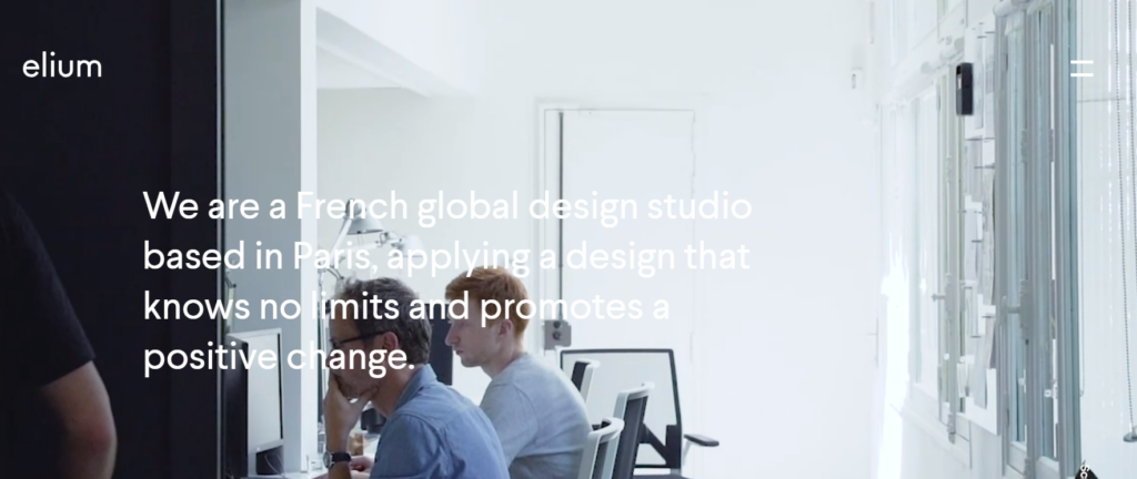 elium studio web design trend