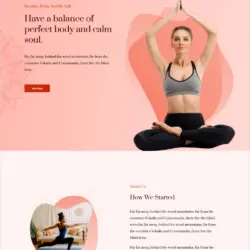 Yoga Studio WordPress Template