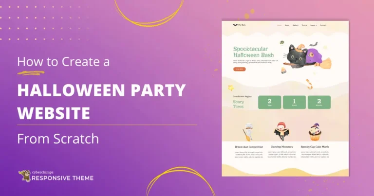 How to Build a Halloween Party Website