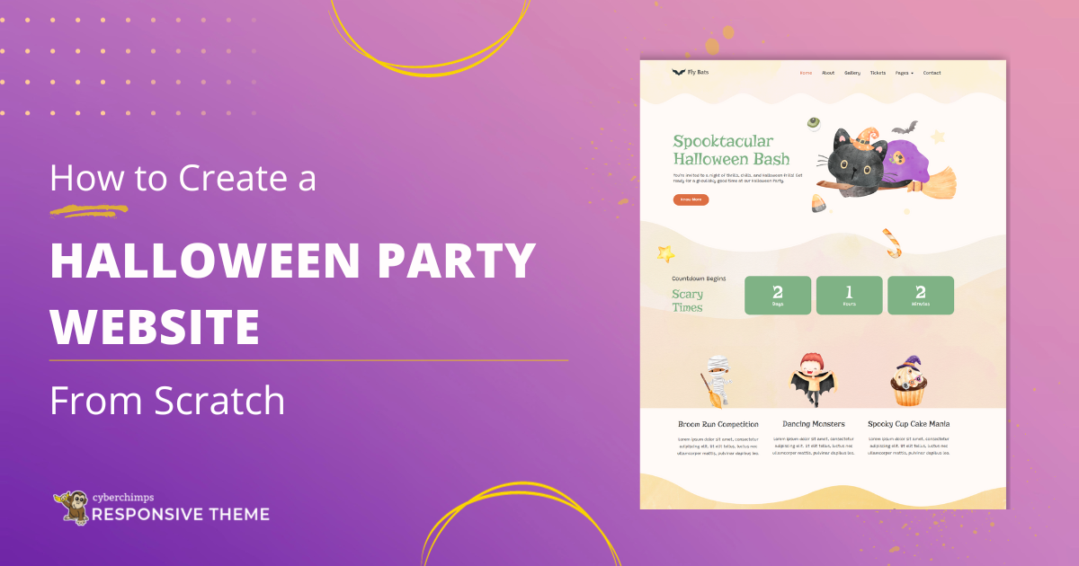 How to Build a Halloween Party Website