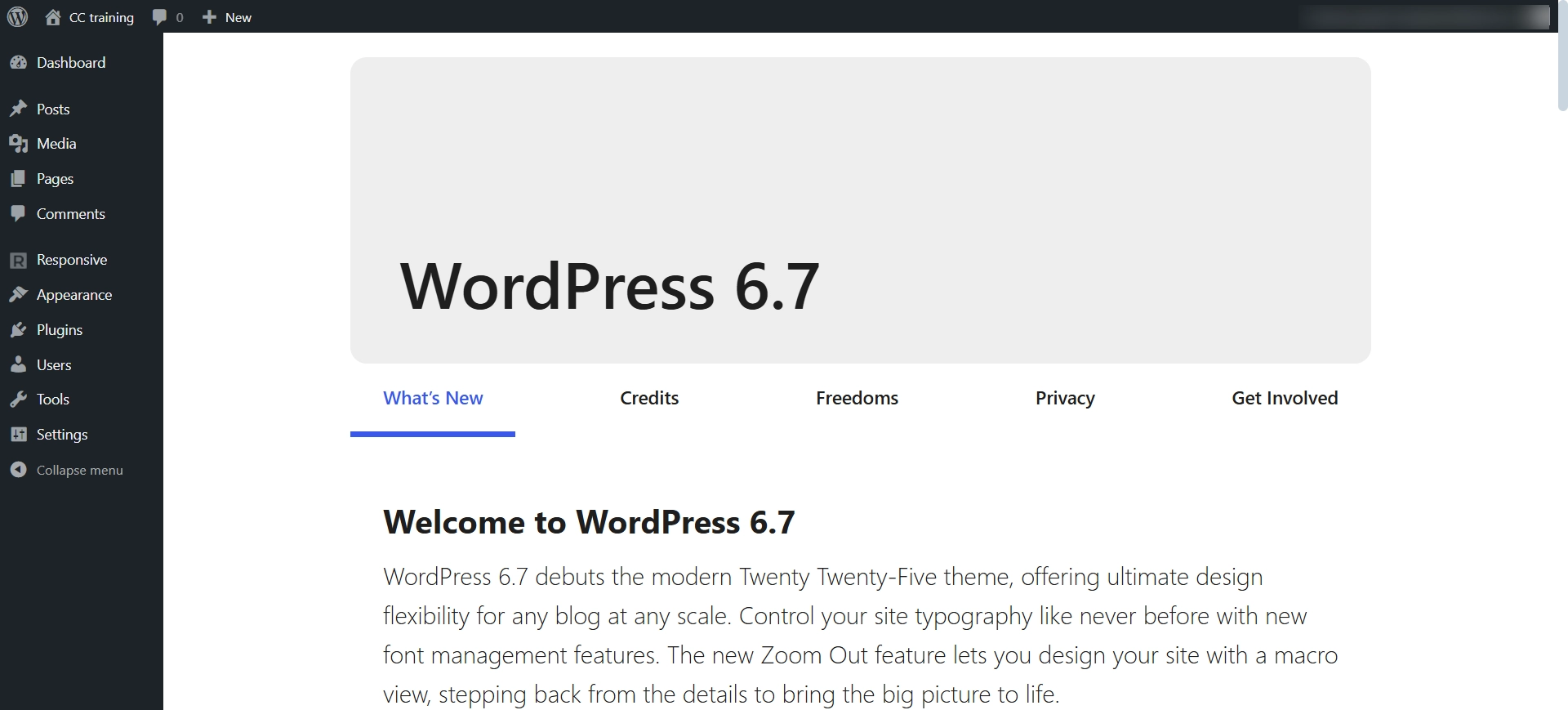 Login to wordpress dashoard