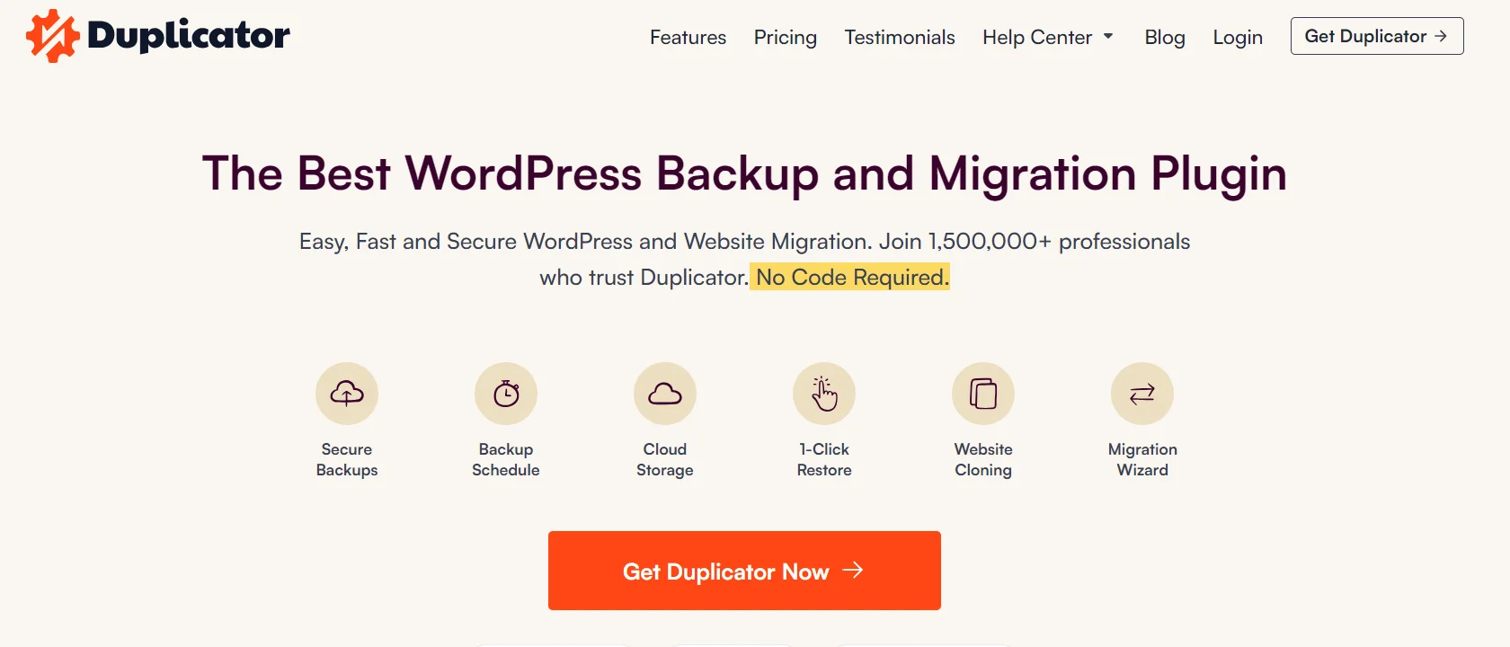 Duplicator Backup Plugin for WordPress 