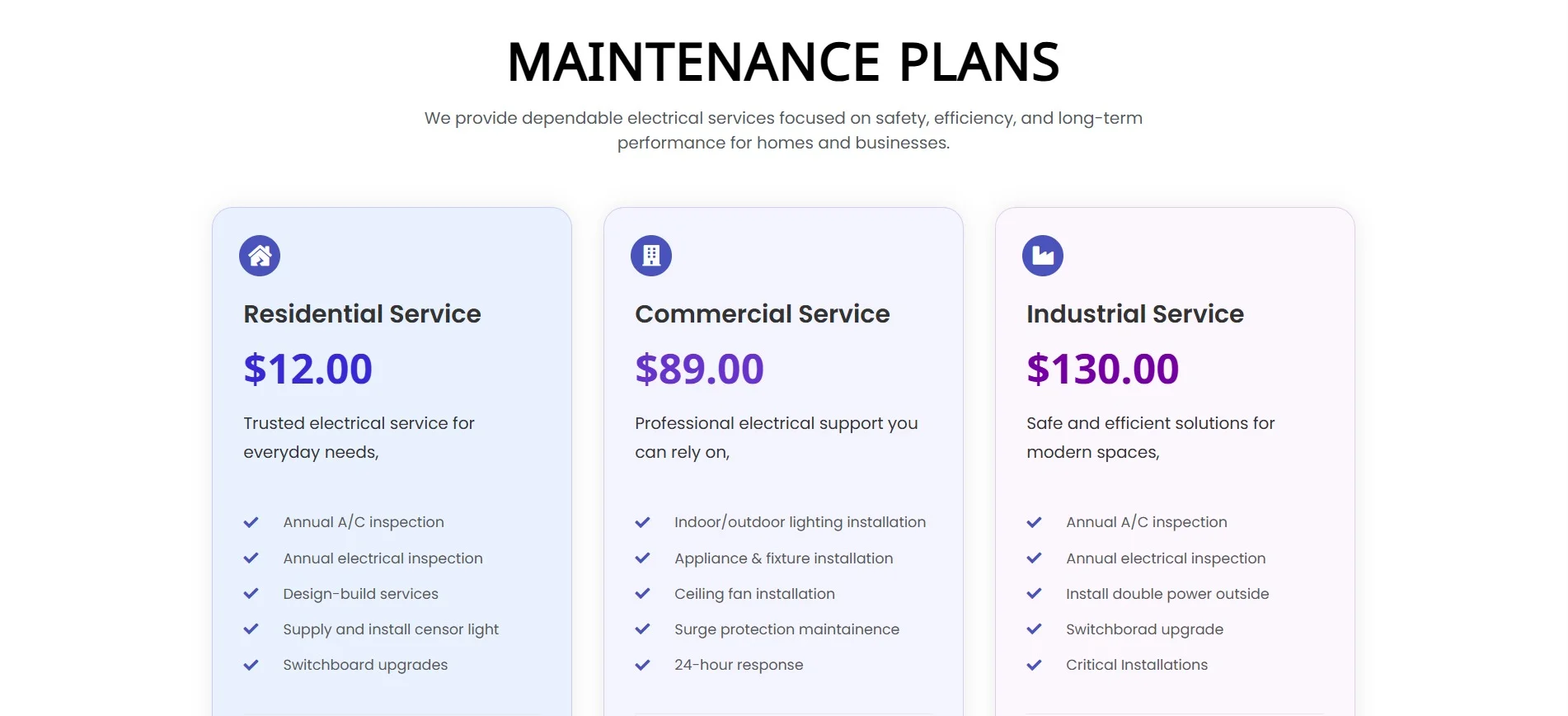Electrician-Prices