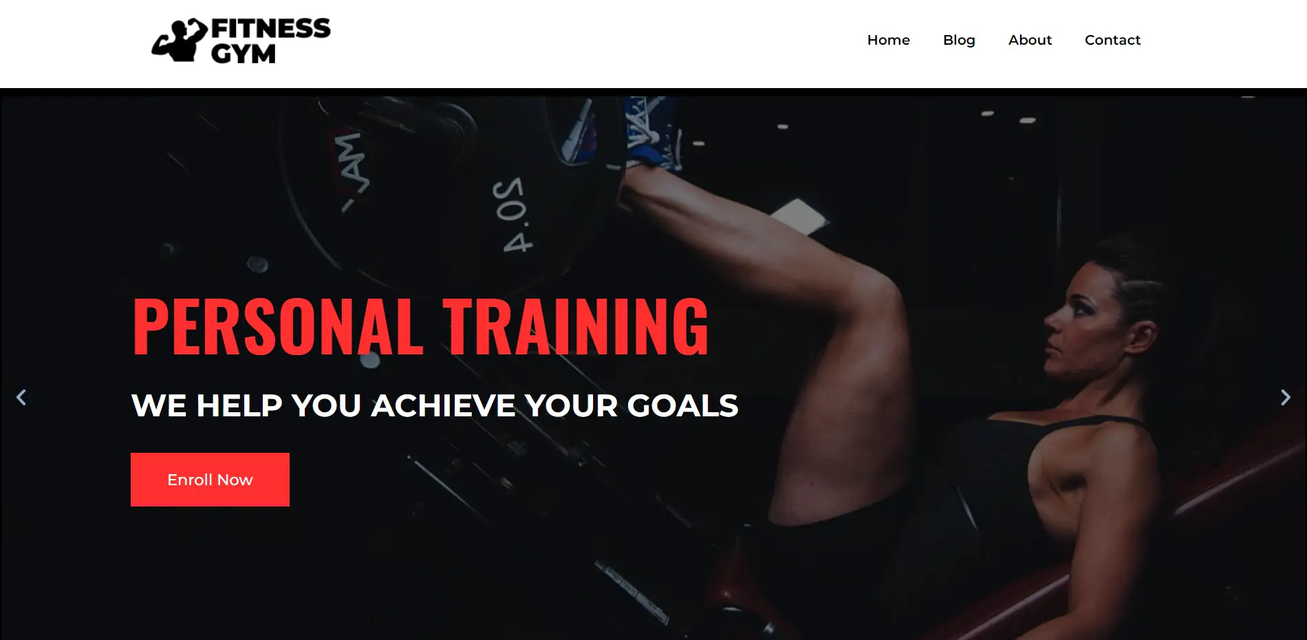 Fitness Gym WordPress Theme