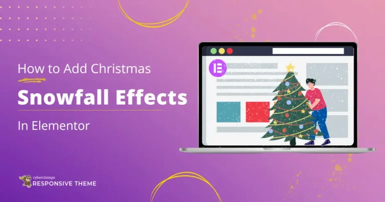 How to Add Christmas Snowfall Effect