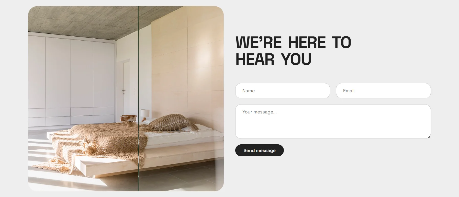 Landingpage Interior - Contact