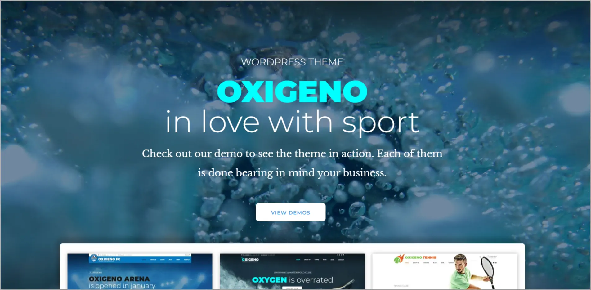 Oxigeno WordPress Theme 
