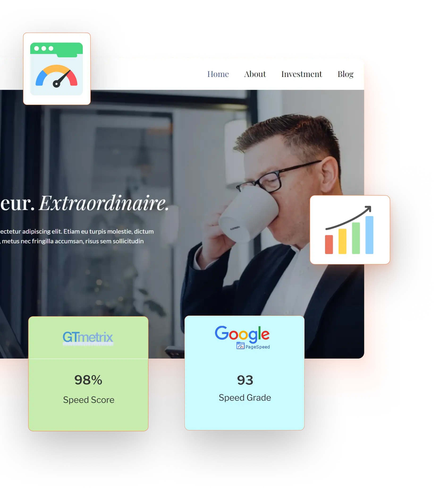 Responsive theme - Speed and Performance