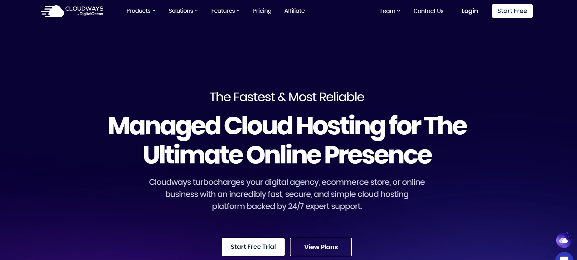 Cloudways website hosting