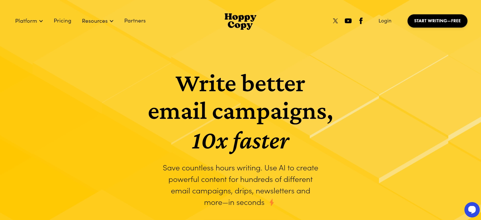 Hoppy Copy AI writing tool