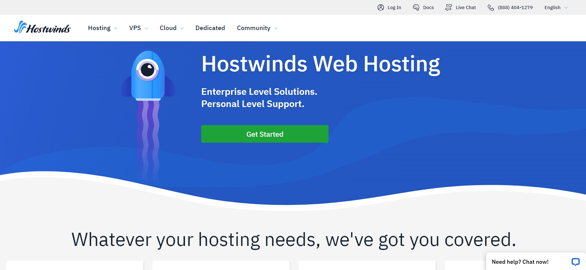 Hostwinds VPS Hosting provider