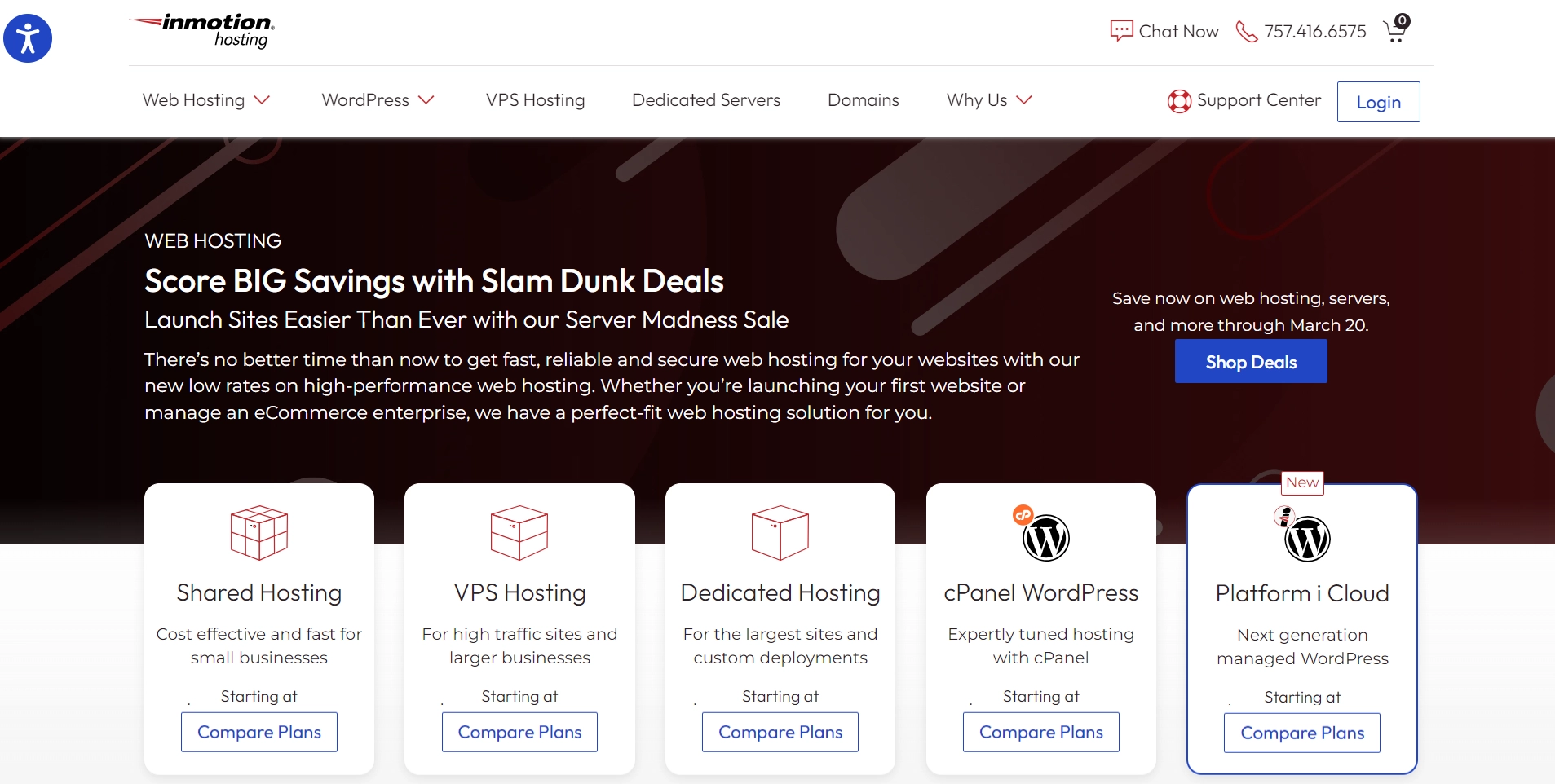 InMotion WooCommerce hosting providers
