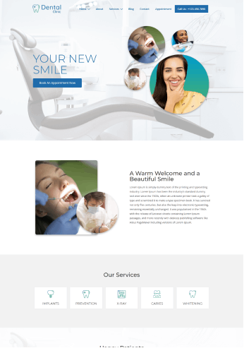 Responsive Starter Template Dental Clinic