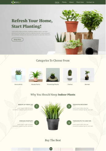 Responsive-Starter-Template-Nature-Leaf