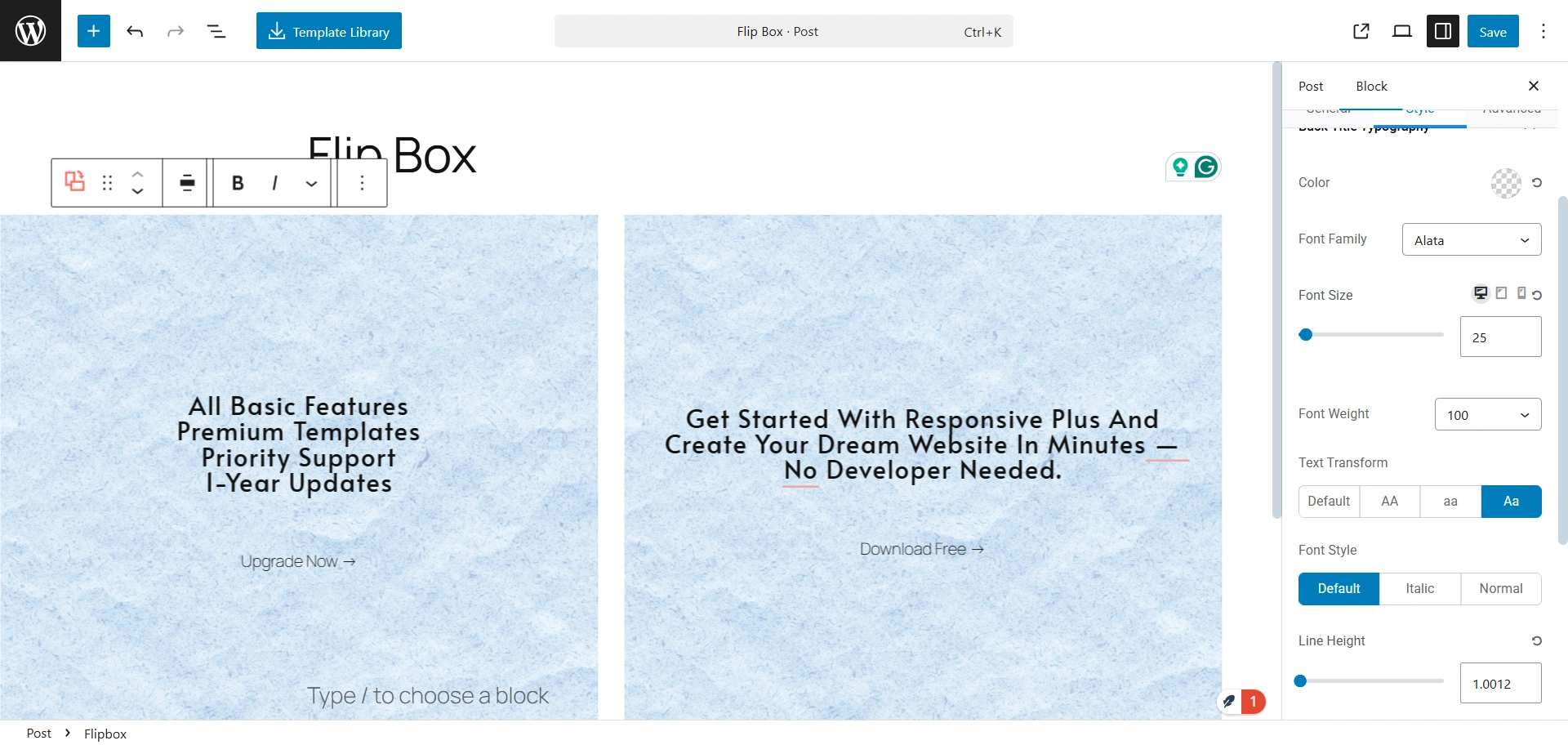 How to Add Flip Box Hover Effects to Your WordPress Site