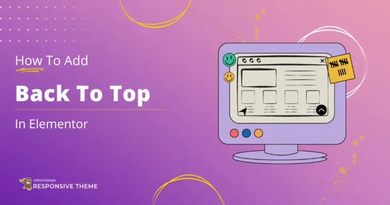 How to Add Back to Top to Elementor Site